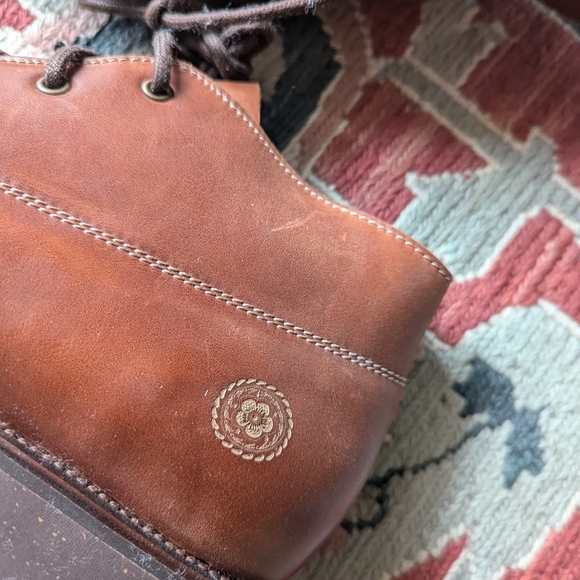 Ranch Road Brown Leather Boots - 9 - Picture 4 of 8